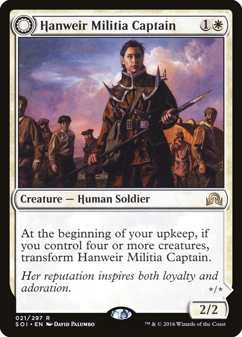 Hanweir Militia Captain // Westvale Cult Leader